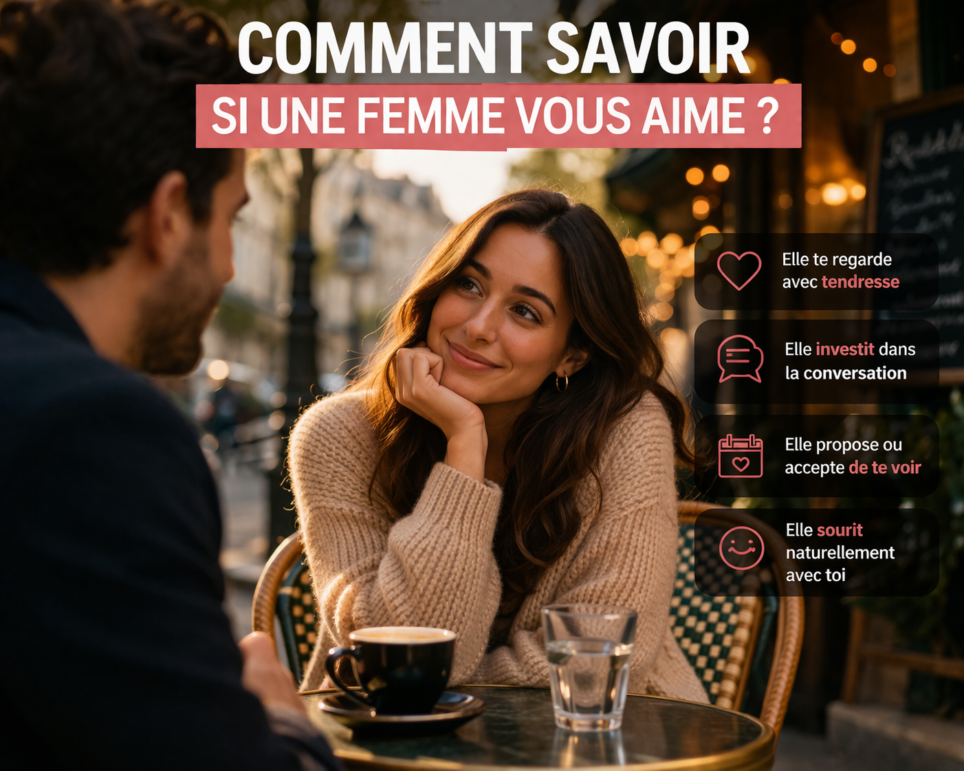 Comment savoir si une femme vous aime vraiment